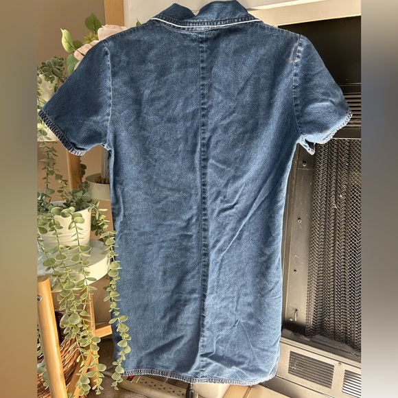 VTG For Joseph Denim Mini Dress (S) - Picture 4 of 6
